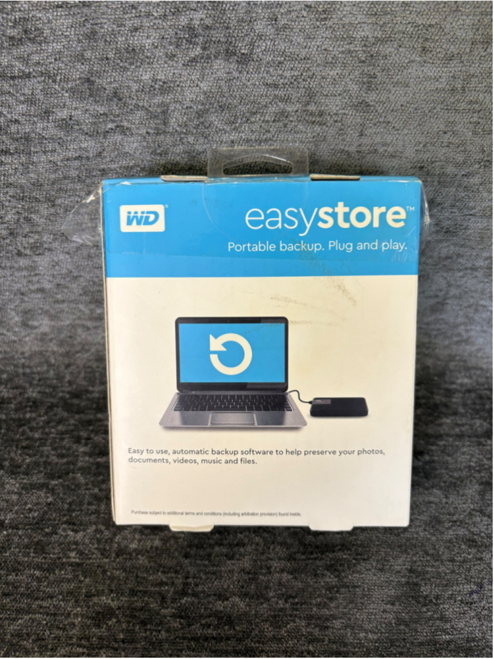 WD easystore 1TB Portable External Hard Drive USB 3.0 Black #A2